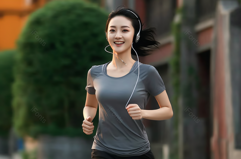 青年女人跑步健身,高清,摄影图,摄影图片,图片大全,摄影图免费下载